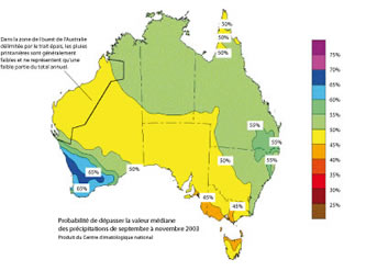 carte de l'Australie