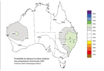 carte de l'Australie