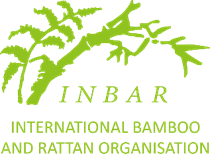 Logo of INBAR, the International Bamboo and Rattan Organisation, featuring a green bamboo illustration above the acronym.