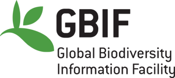 Minimalistic plant alongside text GBIF Global Biodiversity Information Facility