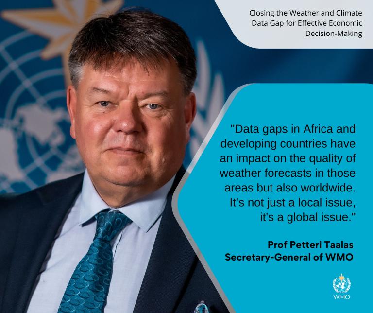 WMO Secretary-General Prof. Petteri Taalas 