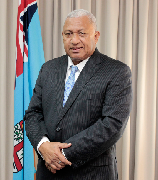 Fijian Prime Minister Frank Bainimarama