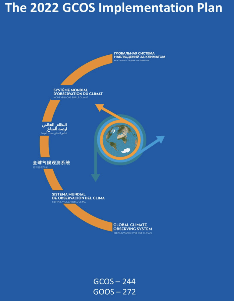 report by the Global Climate Observing System (GCOS)