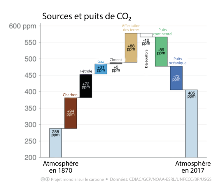 Sources et puits de CO2